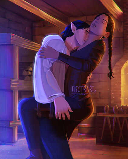 commissioned by: @krssyreads_ and @kels_bookish